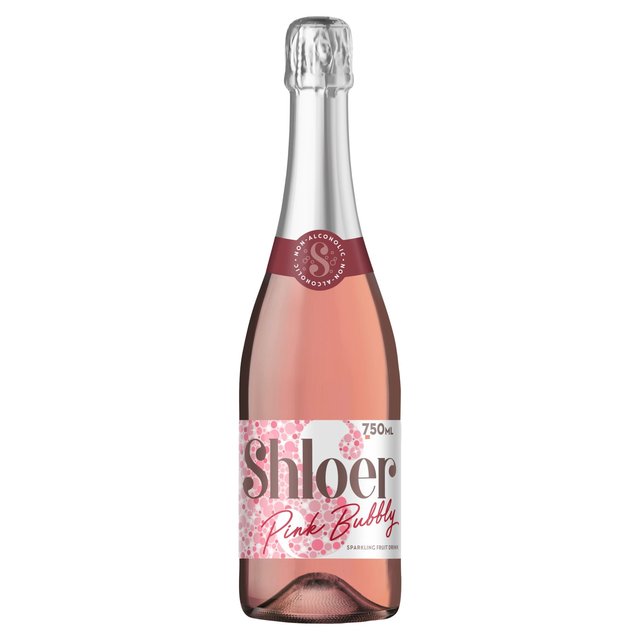 Shloer rose non alcoolique bubbly mousse de jus 750 ml