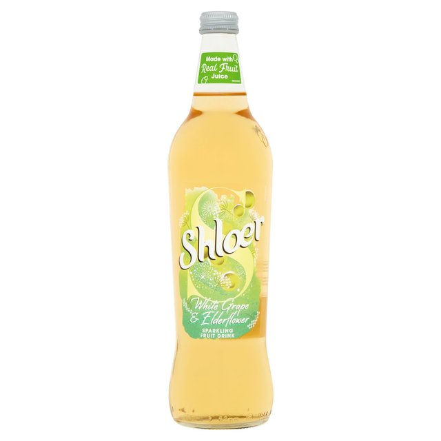 Shloer White Grape & Elderblume Sparkling Juice Drink 750 ml