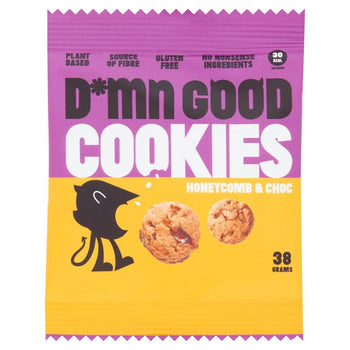 Damn Good Honeycomb & Chocolate Cookies 38g