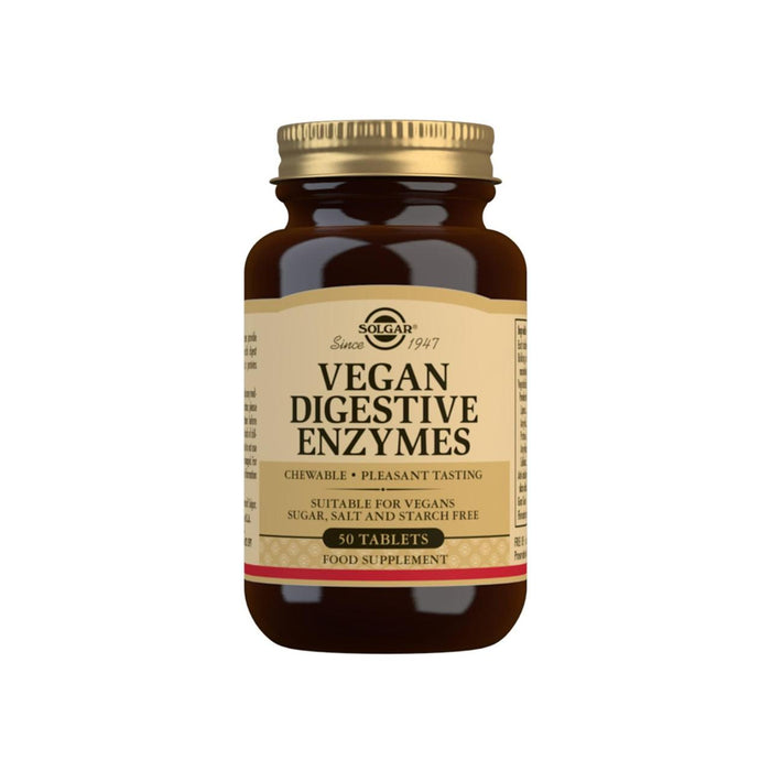 Solgar Vegan Digestive Enzymes Supplement Tablets 50 per pack