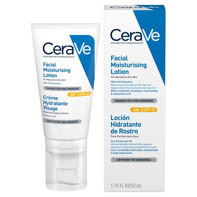 Cerave Amfacial Hydrating Lotion SPF25 52ML
