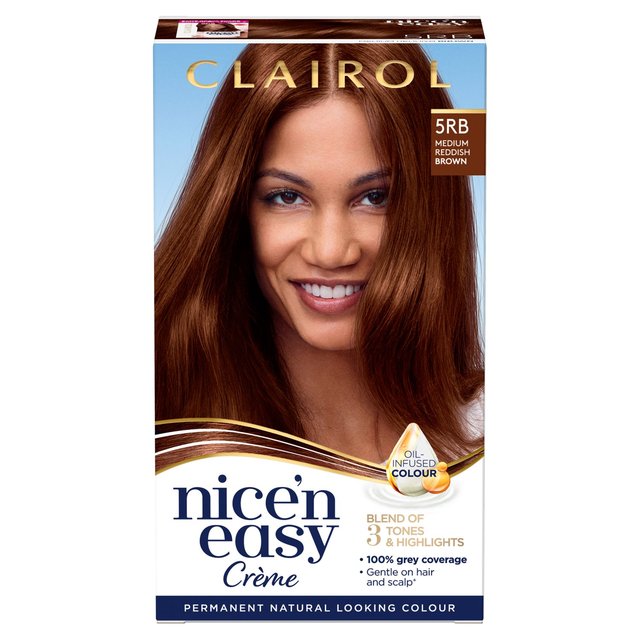 Clairol nice'n Easy Hair Dye 5rb mittelrötlich braun