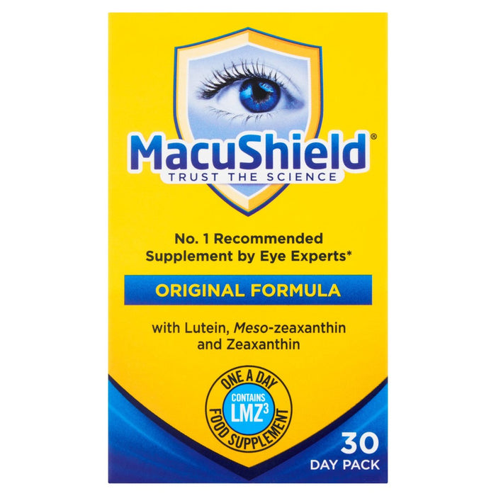 مكمل MacuShield من كبسولات التركيبة الأصلية لخبراء العيون، 30 كبسولة في كل عبوة