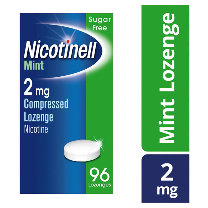 نيكوتينيل نعناع 2 مجم أقراص استحلاب خالية من السكر 96 لكل عبوة