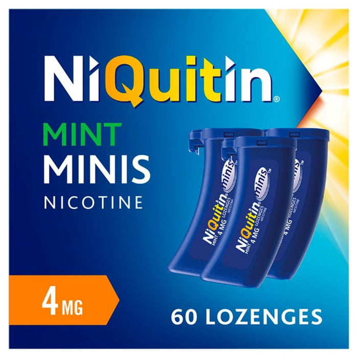 Niquitine menthe 4mg lozenges nicotine 60 losanges
