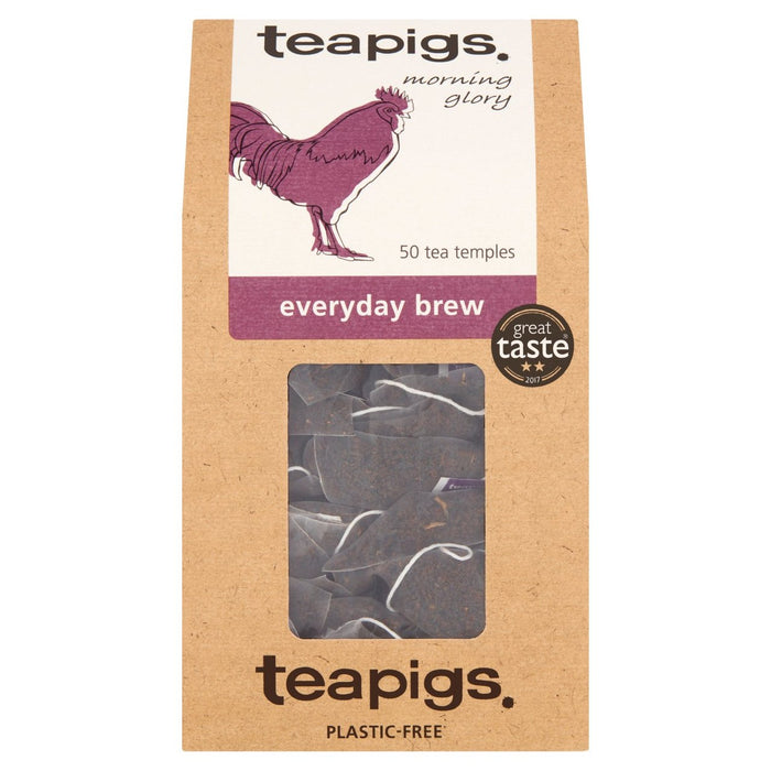 أكياس شاي Teapigs للاستخدام اليومي، 50 كيسًا في كل عبوة