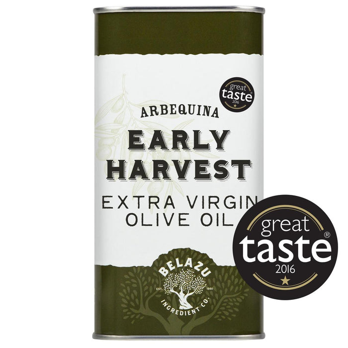 Belazu Harvest Early Virgin Olive Oil Tin 1L