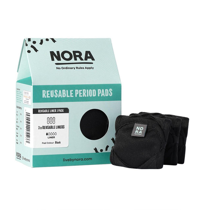 Nora Reusable Liner Pad 3 par pack
