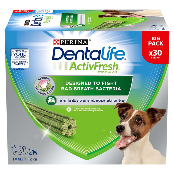 Dentalife ActivFresh علاج الكلاب الصغيرة عصا الأسنان 30 العصي