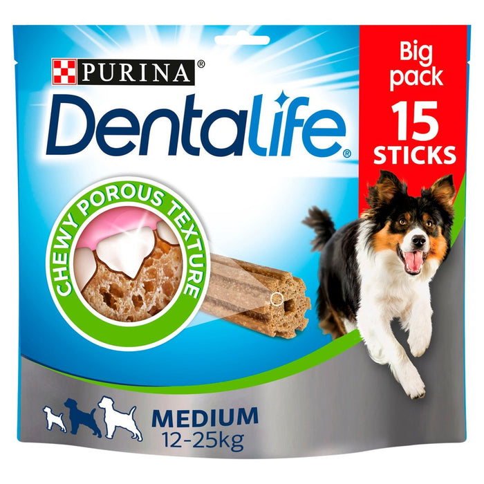 دينتالايف مضغ أسنان الكلاب المتوسطة 15 × 23 جم