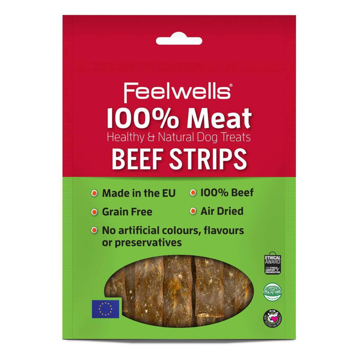فيلويلز - شرائح لحم بقري 100% للكلاب - 100 جرام