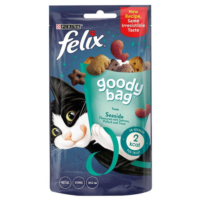 Felix Goody Bag Cat traite le mélange de bord de mer 60g
