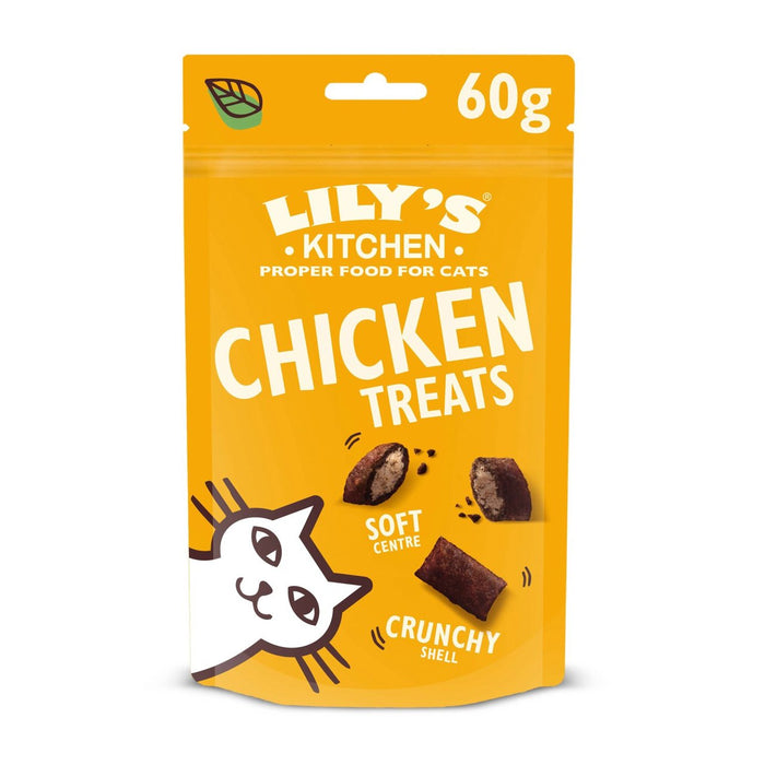 حلوى وسادة الدجاج من ليليز كيتشن للقطط، 60 جرام