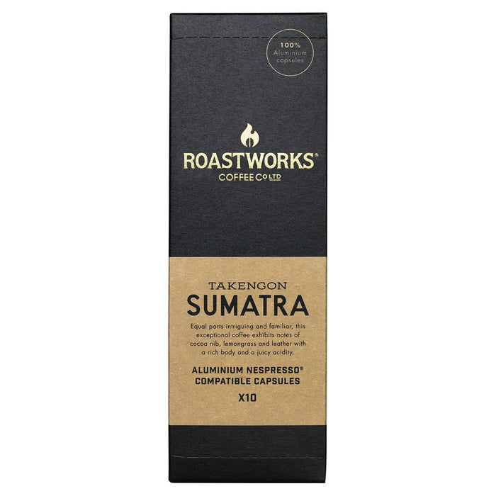 ROSTWORKS SUMATRA Nespresso Capsules compatibles 10 par paquet