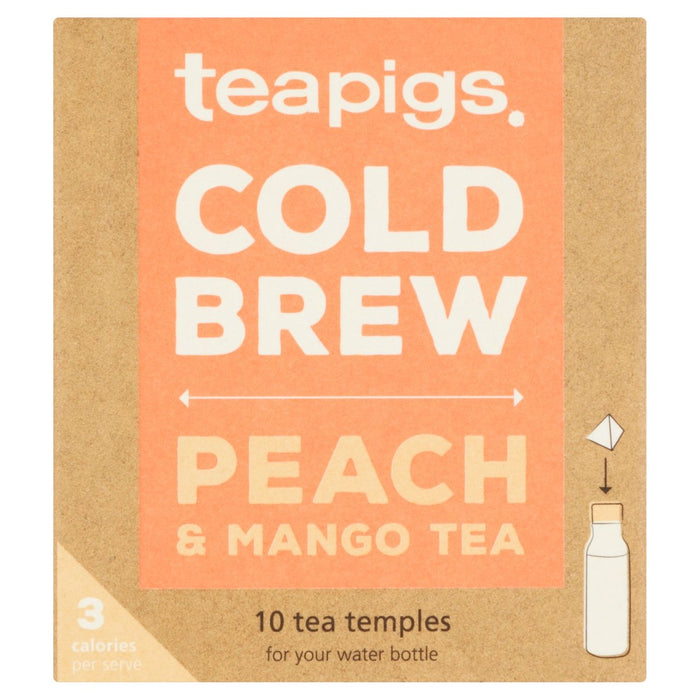 Teapigs شاي الخوخ والمانجو البارد 10 لكل عبوة