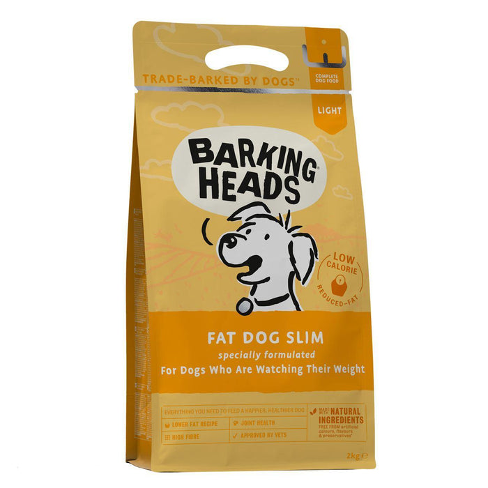 طعام جاف للكلاب البالغة من نوع Barking Heads Fat Dog Slim 2 كجم