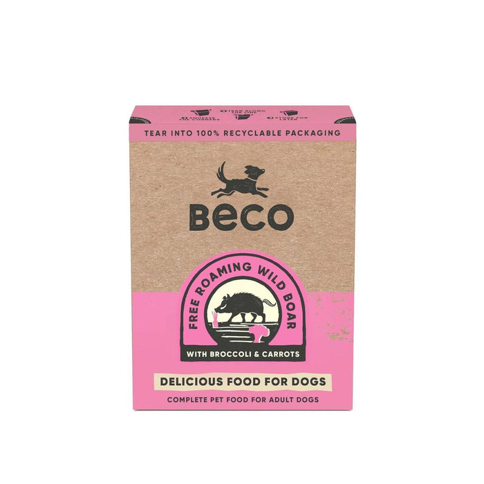 بيكو بيتس طعام الكلاب الرطبة الخالية من الحبوب مع الخنزير البري والدجاج الحر 375 جم