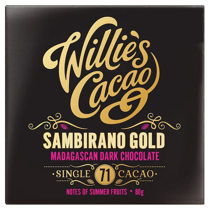 Willies Kakao Madagascan Gold Dark Chocolate 71% 80g
