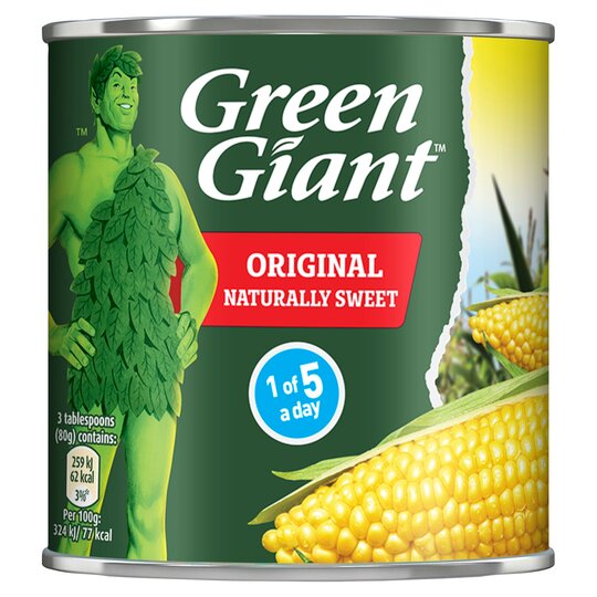 العملاق الأخضر ذرة حلوة أصلية 340 جرام
