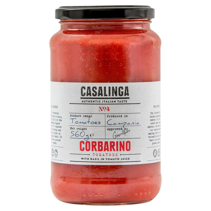 Tomates Casalinga Corbarino con albahaca 560G