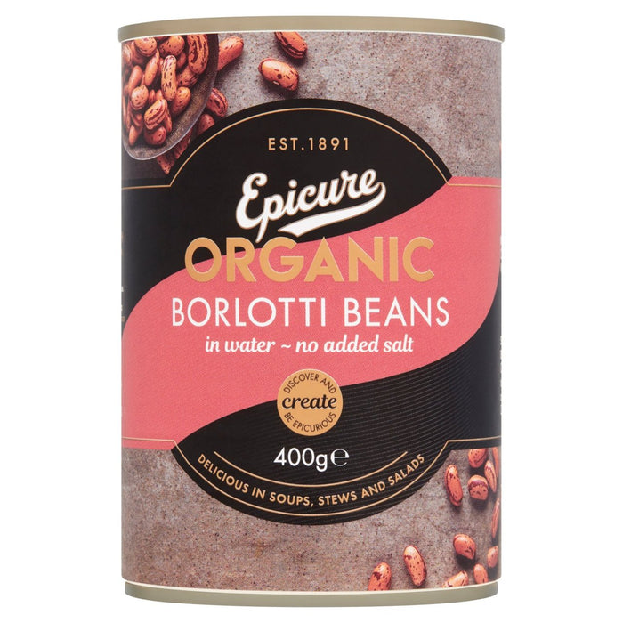 Epicure Bio Borlotti Beans 400G