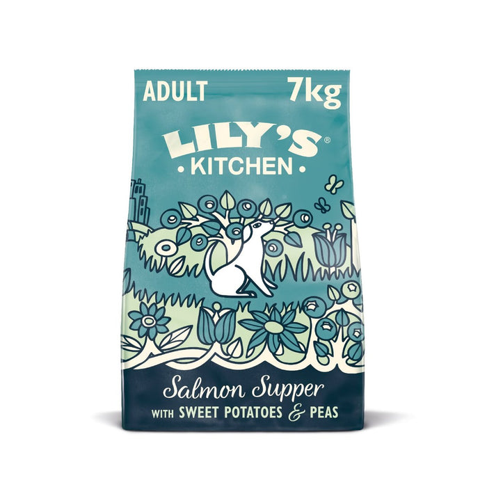Lily's Kitchen salmón cena grano gratis para adultos para adultos seco alimento para perros 7 kg
