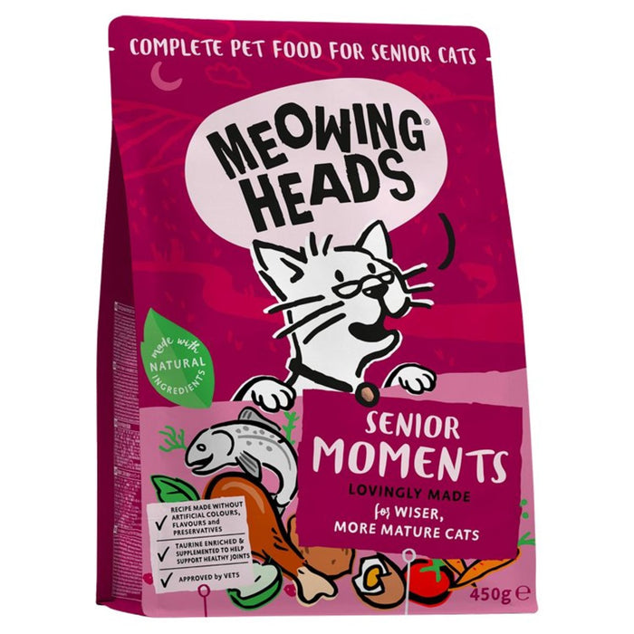 Meowing Heads Senior Moments 450g