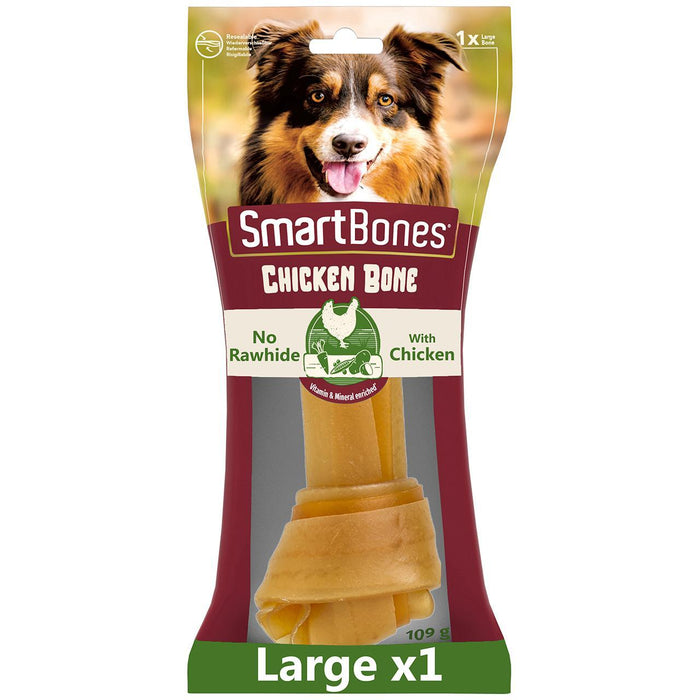 Smartbones großes Hühnchen Rawhide frei Bone Dog behandeln 109g