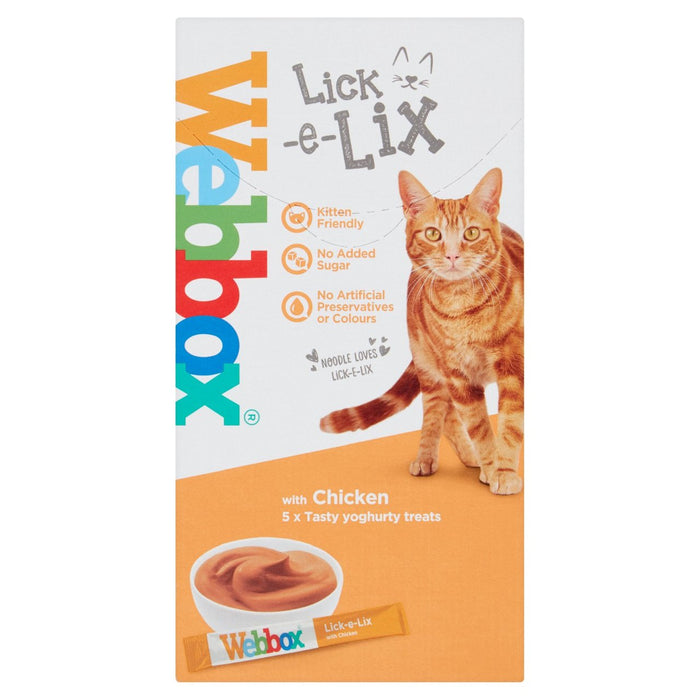 ويب بوكس ​​- حلوى القطط ديلايت ليك إي ليكس بالدجاج 5 × 15 جرام