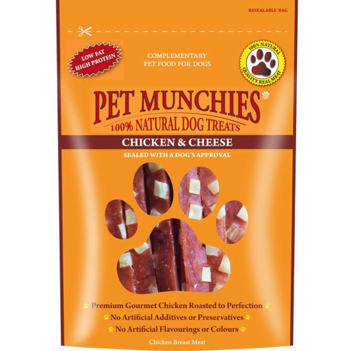 Offre spéciale - Pet Munchies Chicken and Cheese Treats pour chiens 100g