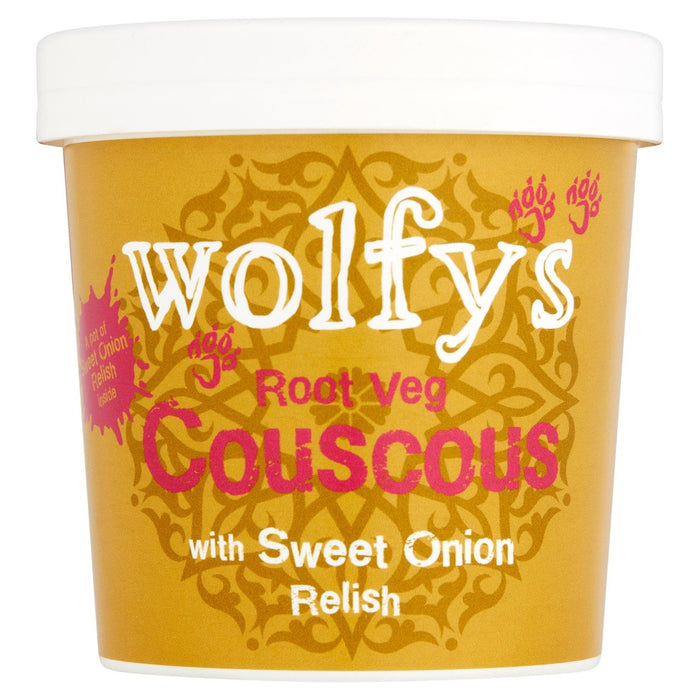 Wolfys Wurzel Gemüse Couscous mit süßer Zwiebel Relish 97G